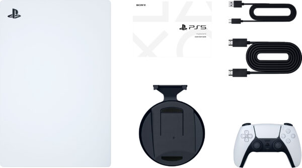 PlayStation 5 Upgraded 2.8TB Disc Edition and Mytrix Controller Charger – White, PS5 Gaming Console - Image 5