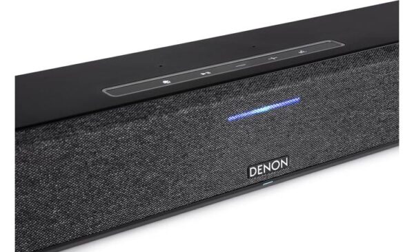 Denon Home Sound Bar 550 Surround Sound Bundle Powered 4.1-channel sound bar system with Dolby Atmos®, DTS:X, Bluetooth®, Amazon Alexa, Apple AirPlay® 2, and HEOS built-in (Black Surrounds) - Image 9