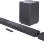 JBL Bar 1000 Powered 7.1.4-channel sound bar system with Bluetooth®, Wi-Fi, Apple AirPlay® 2, DTS:X, and Dolby Atmos®
