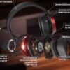 Mark Levinson No. 5909 Over-ear wireless Bluetooth® noise-canceling headphones (Radiant Red) - Image 6